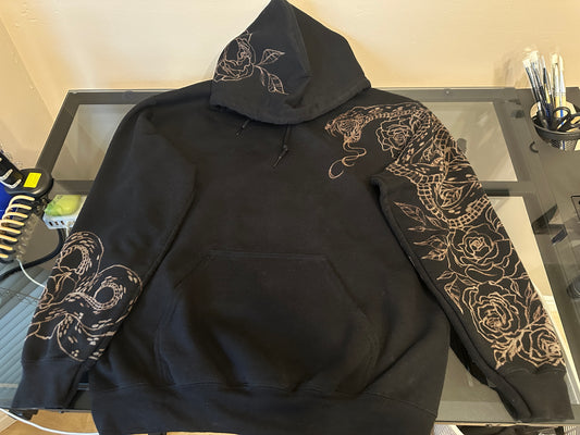 Rose & Serpents Hooded Sweatshirt